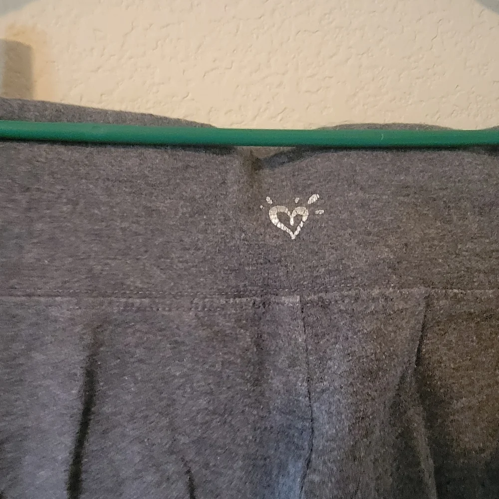 Justice Girl's Gray Leggings, Size 10